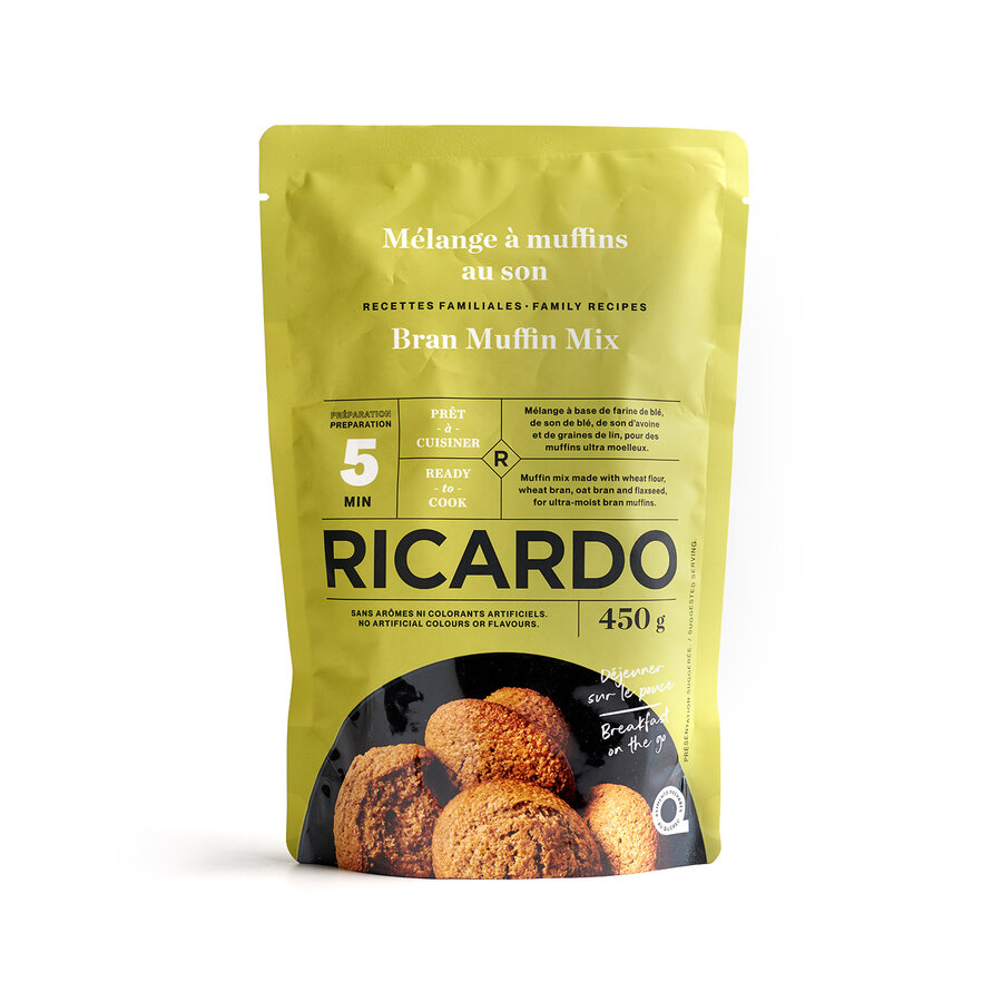 Mélange à muffins au son 450g RICARDO - Photo 0