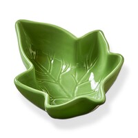Bol feuille vert 7 x 12 po