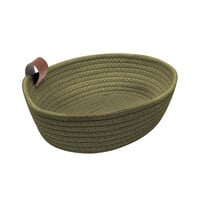 Panier en corde Grand 27 x 30 cm Vert thym