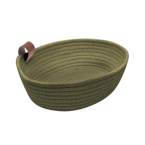 Panier en corde Grand 27 x 30 cm Vert thym