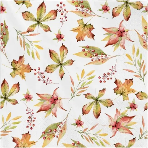 Serviettes de table en papier Romance d'automne