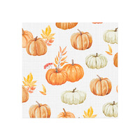 Serviette de table en papier Champ de citrouilles