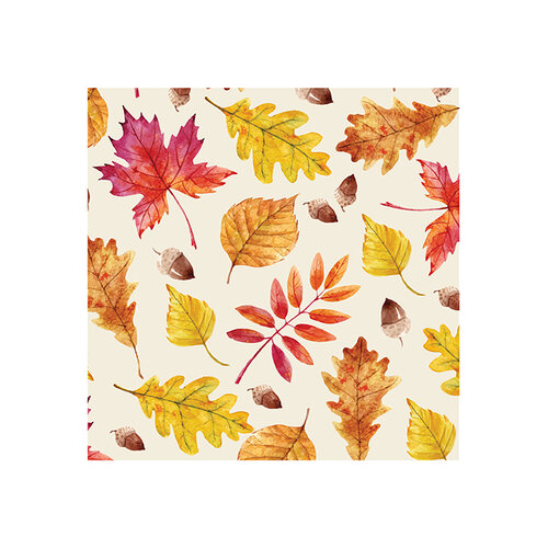 Serviette de table en papier Feuilles d'automne