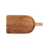 Acacia serving board with handle