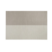 Vinyl Placemat Divide Linen/White