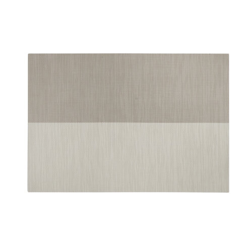 Vinyl Placemat Divide Linen/White