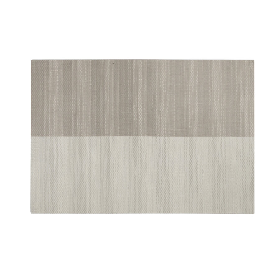 Vinyl Placemat Divide Linen/White - Photo 0