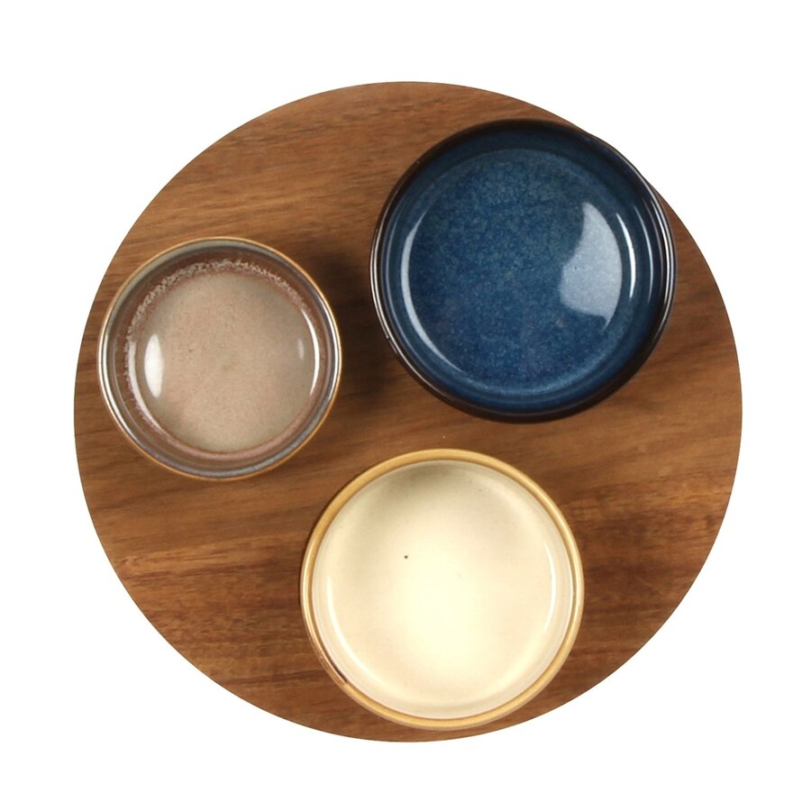 4-piece Round Tapas Serving Set - Photo 0