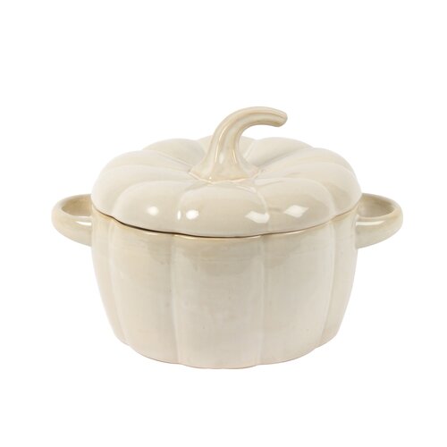 Pumpkin Ceramic Casserole