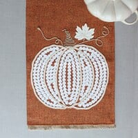 Russet Pumpkin Table Runner