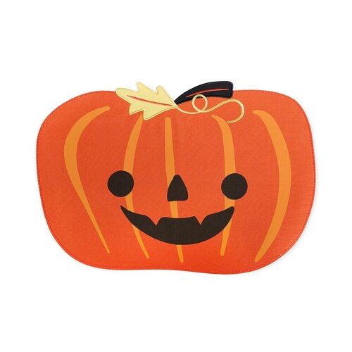 Napperon d'Halloween en tissu Jack O' Lantern