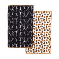 Reversible Microfiber Halloween Dish Towel