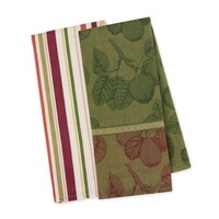 Linge à vaisselle jacquard Orchard Fruits, ensemble de 2