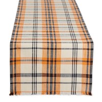 Halloween Plaid Table Runner