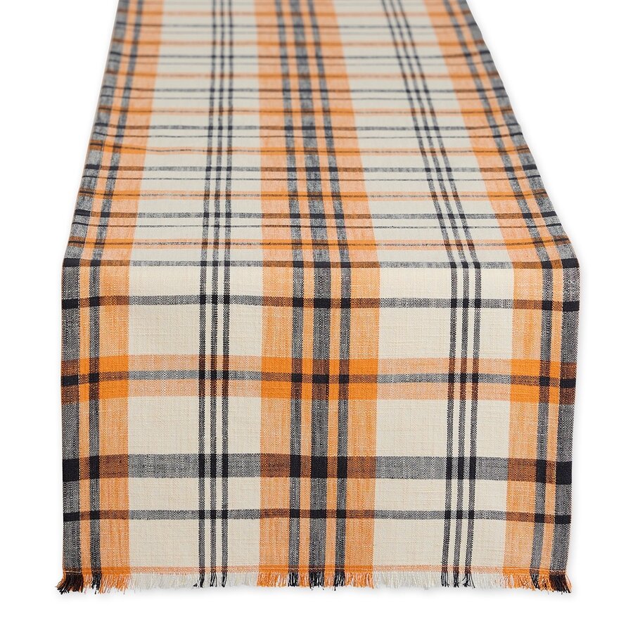 Halloween Plaid Table Runner - Photo 0
