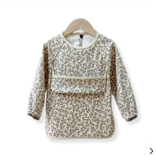 Bavette imperméable manches longues Fleurs antiques