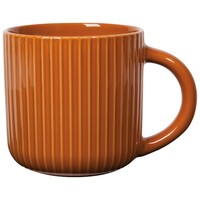 Tasse cannelée 22 oz cognac
