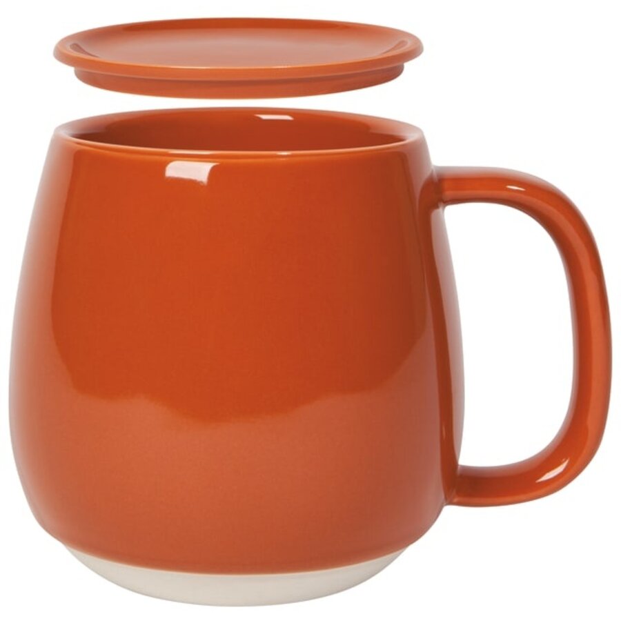 Tasse 16 oz avec couvercle Terracotta - Photo 0
