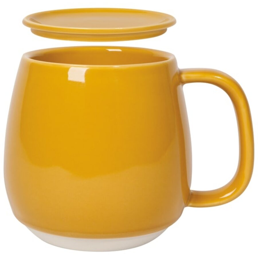 Tasse 16 oz avec couvercle Ocre - Photo 0