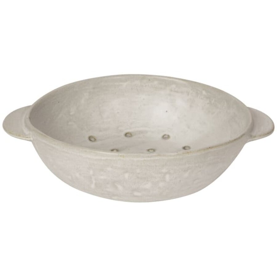Ivory Stoneware Fruit Bowl - Photo 0