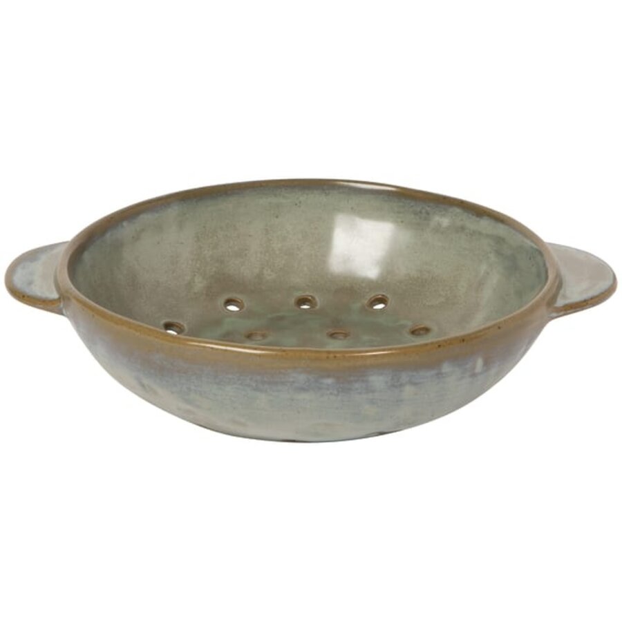 Grey Stoneware Fruit Bowl 7 Inch - Photo 0