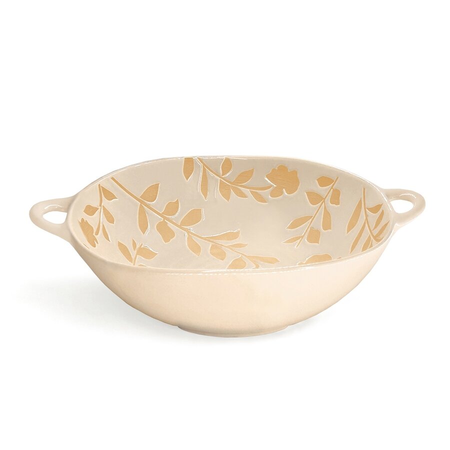 Bol de service Eden crème 24 cm - Photo 0