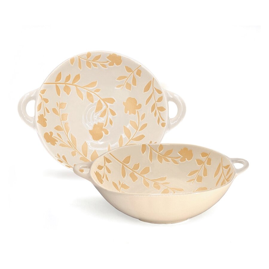 Bol de service Eden crème 24 cm - Photo 2