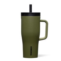 Verre Cruiser avec paille 650 ml Olive
