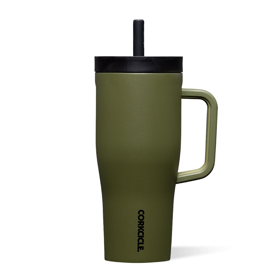 Cruiser Tumbler with Straw 650ml Olive - Photo 0