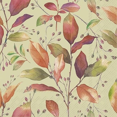Serviettes de table en papier Automne coloré