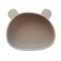 Bol à succion Ourson Taupe