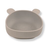 Bol à succion ourson taupe