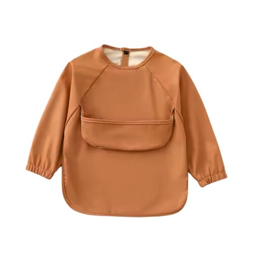 Rust Long-Sleeve Waterproof Bib