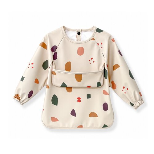 Bavette imperméable manches longues mosaïque