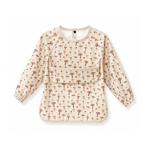 Bavette imperméable manches longues champignons