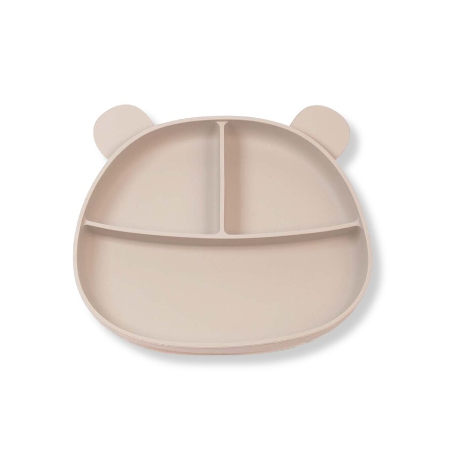 Taupe Bear Silicone Suction Plate - Photo 0