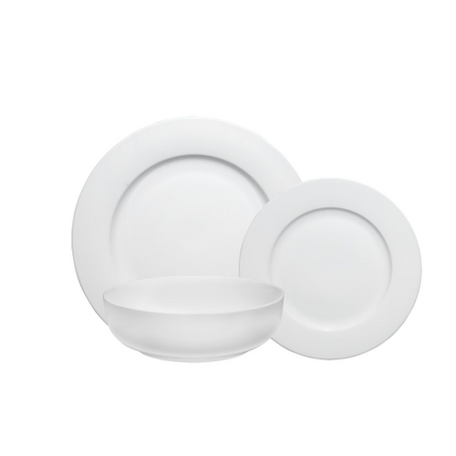 Ensemble vaisselle blanc 12 pièces