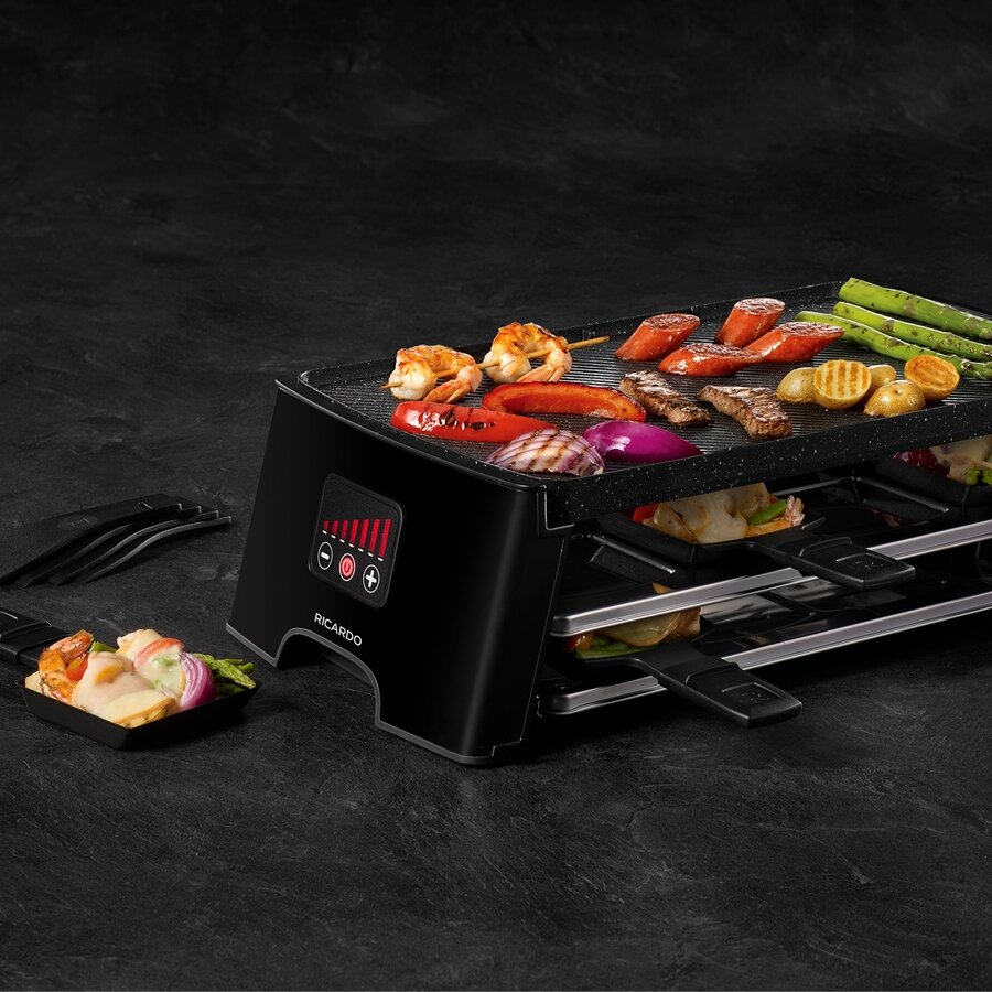 8-Person Digital Raclette Set - RICARDO - Photo 1
