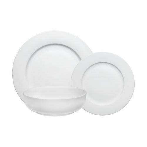 Ensemble vaisselle blanc 12 pièces