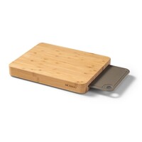 RICARDO Cutting board with built-in tray