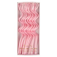 Pink Swirly Candles - Meri Meri