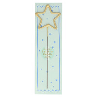 Gold Sparkle Star Candle - Meri Meri
