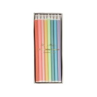 Striped multicolored candles - Meri Meri