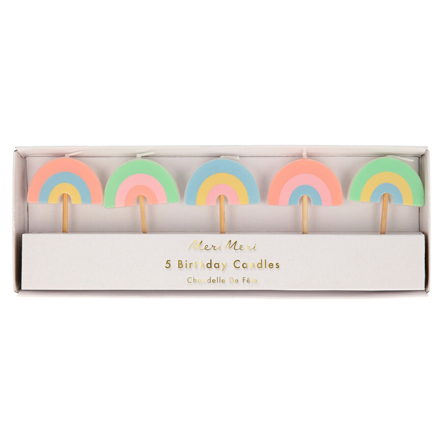 Rainbow Candles - Meri Meri - Photo 0