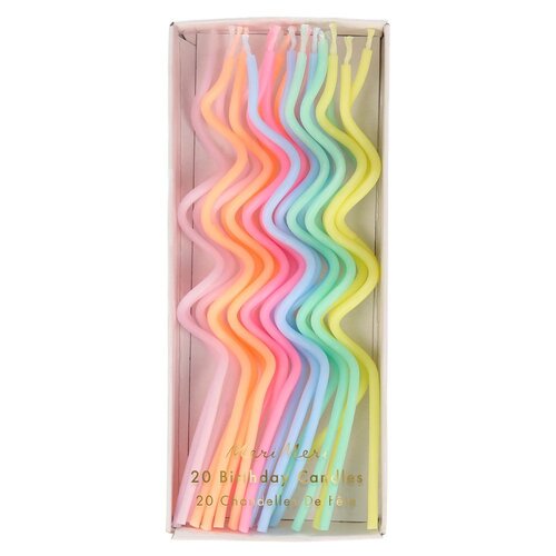 Pastel Twisted Candle