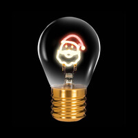 Santa Decorative LED Bulb
