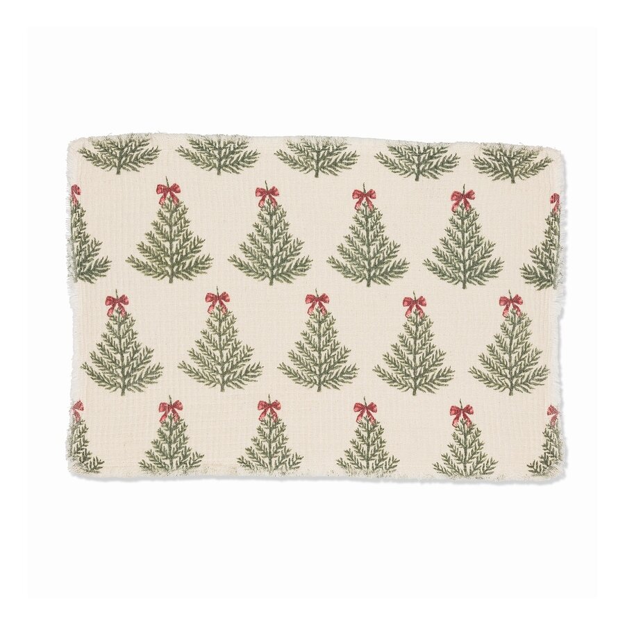 Napperon Sapin avec boucle N026 - Photo 1