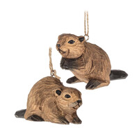 Assorted Beaver Ornament
