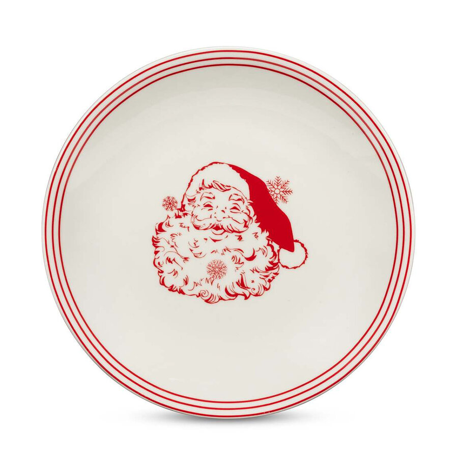 Small vintage Santa plate - Photo 0
