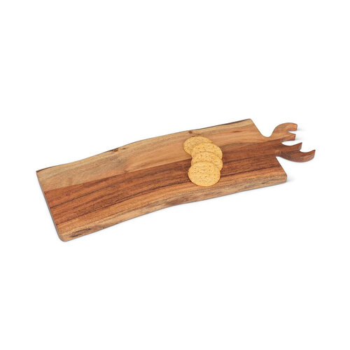 Medium Wooden Cutting Board with Stylish Handle